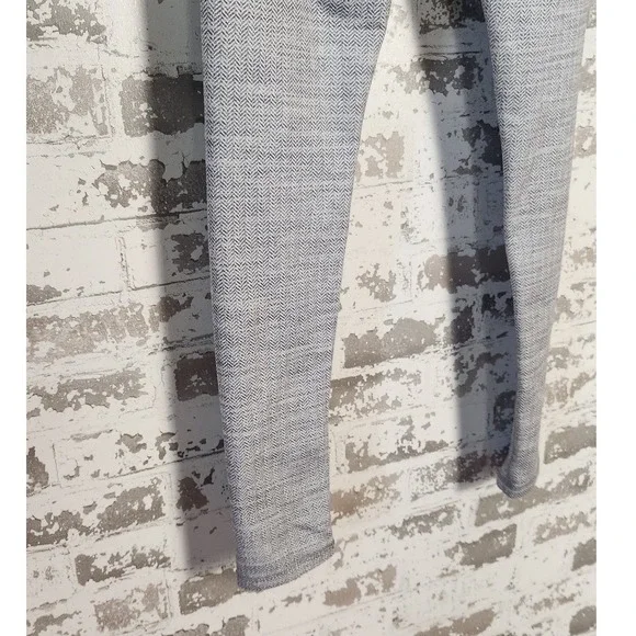 Kyodan Leggings Women's Small Gray Herringbone Athletic Yoga Lounge High Waist - Picture 14 of 16